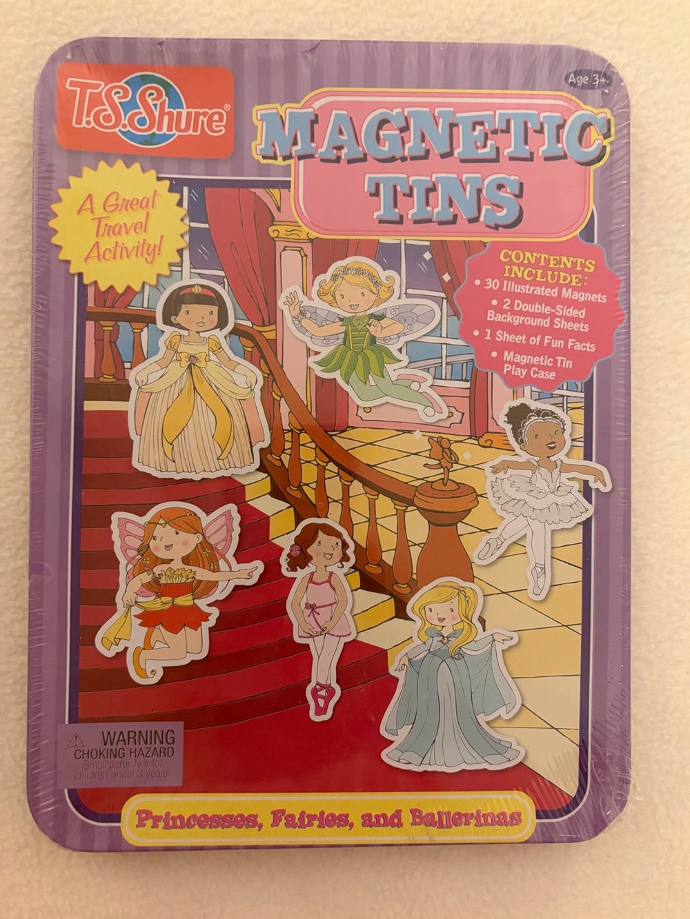 T.S. Shure Magnetic Tins Princesses, Fairies & Ballerinas